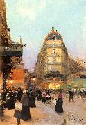 Luigi Loir Les Grands Boulevards France oil painting artist